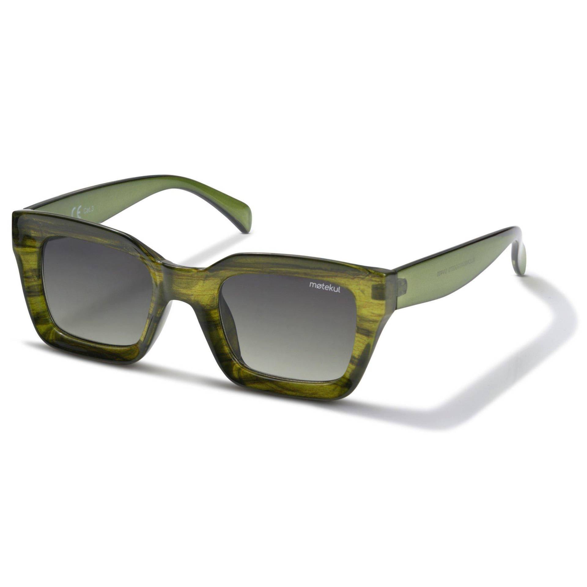 Snazzy Sonnenbrille Damen Grün 36mm von motekul