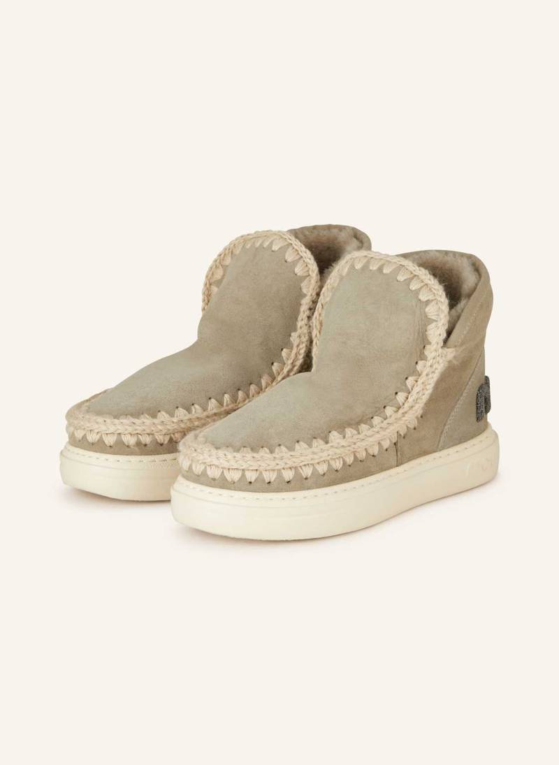 Mou Boots Eskimo Mit Schmucksteinen gruen von mou