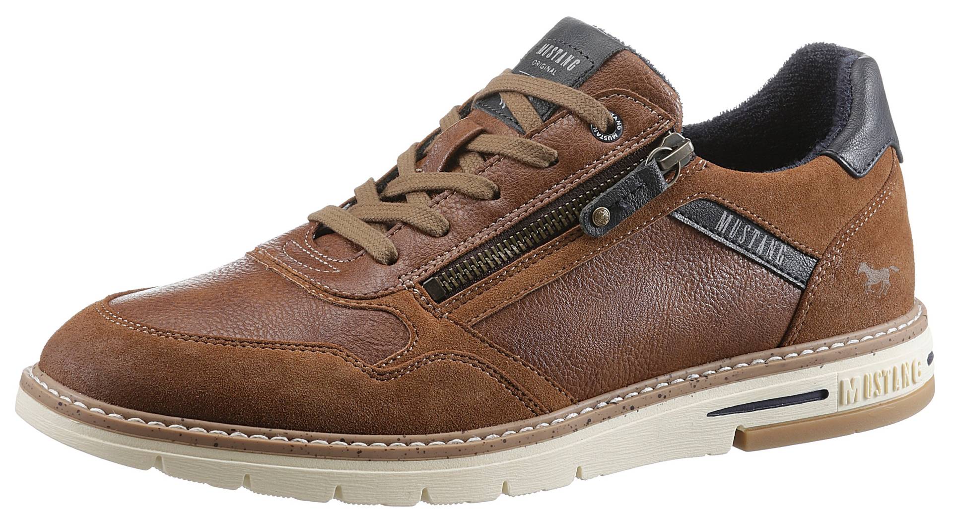 Mustang Shoes Schnürschuh, mit Reissverschluss, Freizeitschuh, Halbschuh, Schnürschuh Mustang Shoes Schnürschuh, mit Reissverschluss, Freizeitschuh, Halbschuh, Schnürschuh von mustang shoes