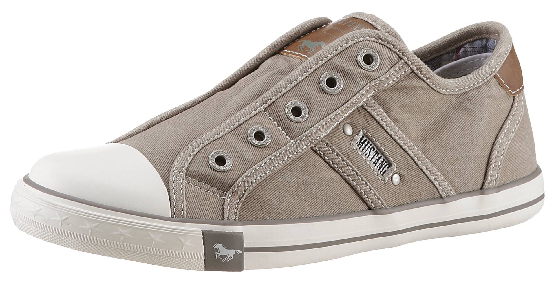 Mustang Shoes Slip-On Sneaker, Slipper, Sommerschuh, Freizeitschuh mit praktischem Gummizug Mustang Shoes Slip-On Sneaker, Slipper, Sommerschuh, Freizeitschuh mit praktischem Gummizug von mustang shoes