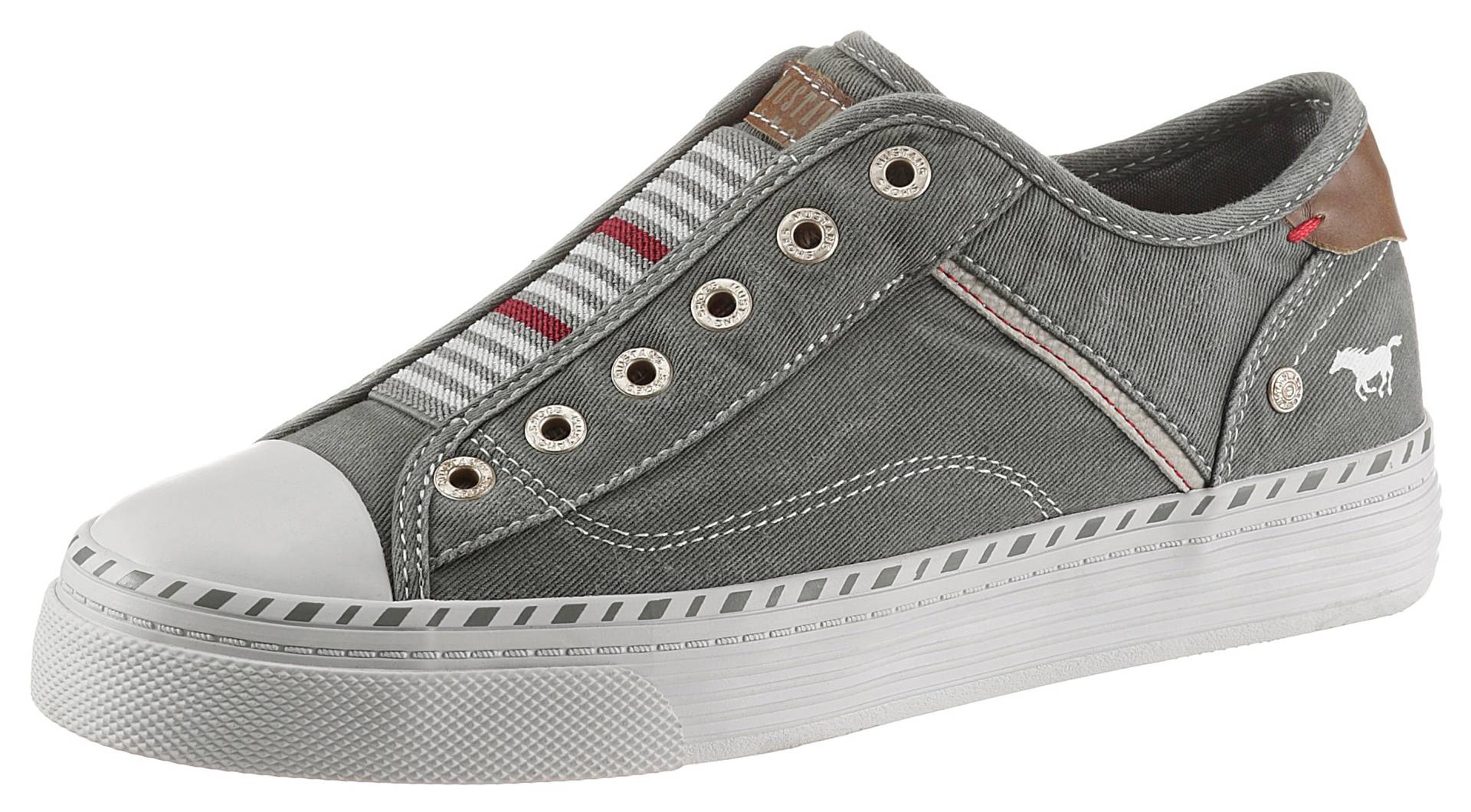 Mustang Shoes Slip-On Sneaker »Schlupfschuh, Freizeitschuh,«, Slipper, Schlupfschuh, Freizeitschuh mit praktischem Gummizug Mustang Shoes Slip-On Sneaker »Schlupfschuh, Freizeitschuh,«, Slipper, Schlupfschuh, Freizeitschuh mit praktischem Gummizug von mustang shoes