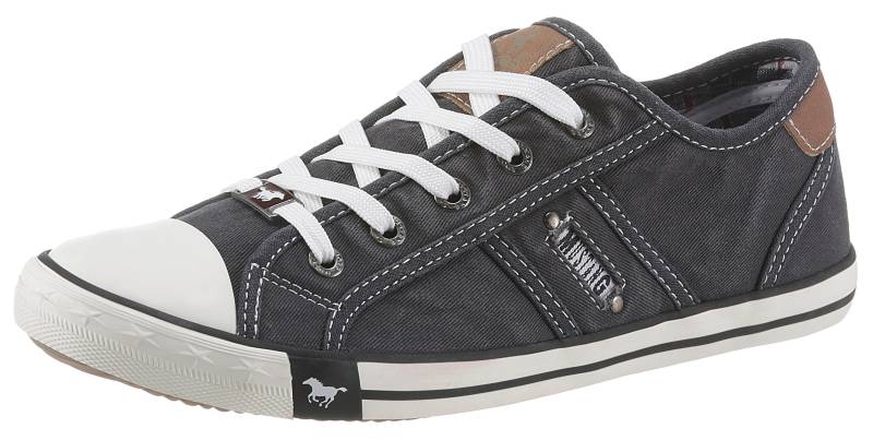 Mustang Shoes Sneaker, Freizeitschuh, Halbschuh, Schnürschuh mit Mustang Markenlabel von mustang shoes