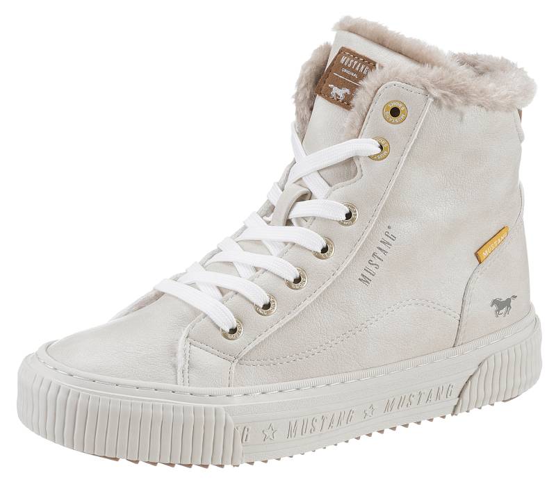 Mustang Shoes Winterboots, High Top Sneaker, Schnürboots mit Plateausohle von mustang shoes