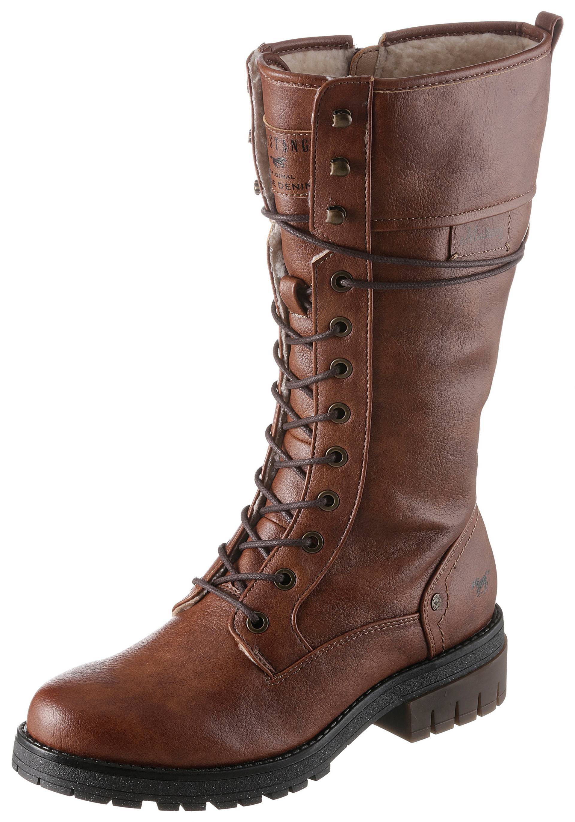 Mustang Shoes Winterstiefel, Stiefel, Langschaft-Stiefel mit variablen XS-Schaft Mustang Shoes Winterstiefel, Stiefel, Langschaft-Stiefel mit variablen XS-Schaft von mustang shoes