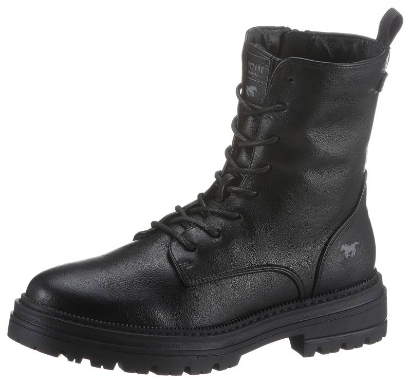 Mustang Shoes Winterstiefelette, mit Nieten und Zierriegel an der Ferse von mustang shoes