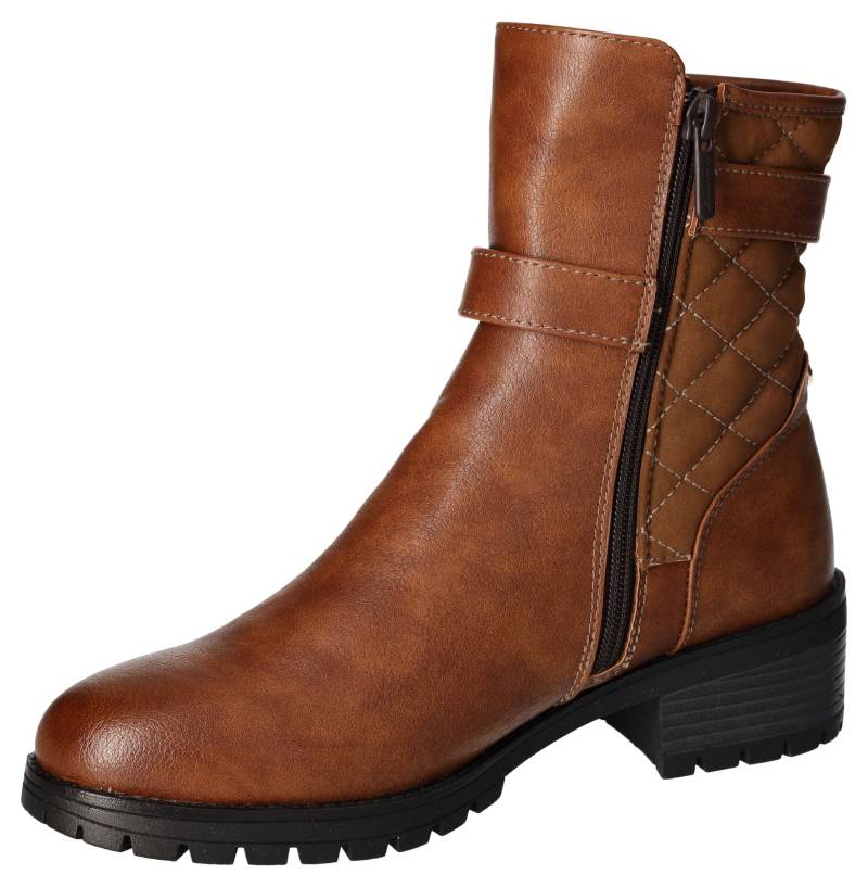 Mustang Shoes Winterstiefelette, mit gestepptem Schaft von mustang shoes