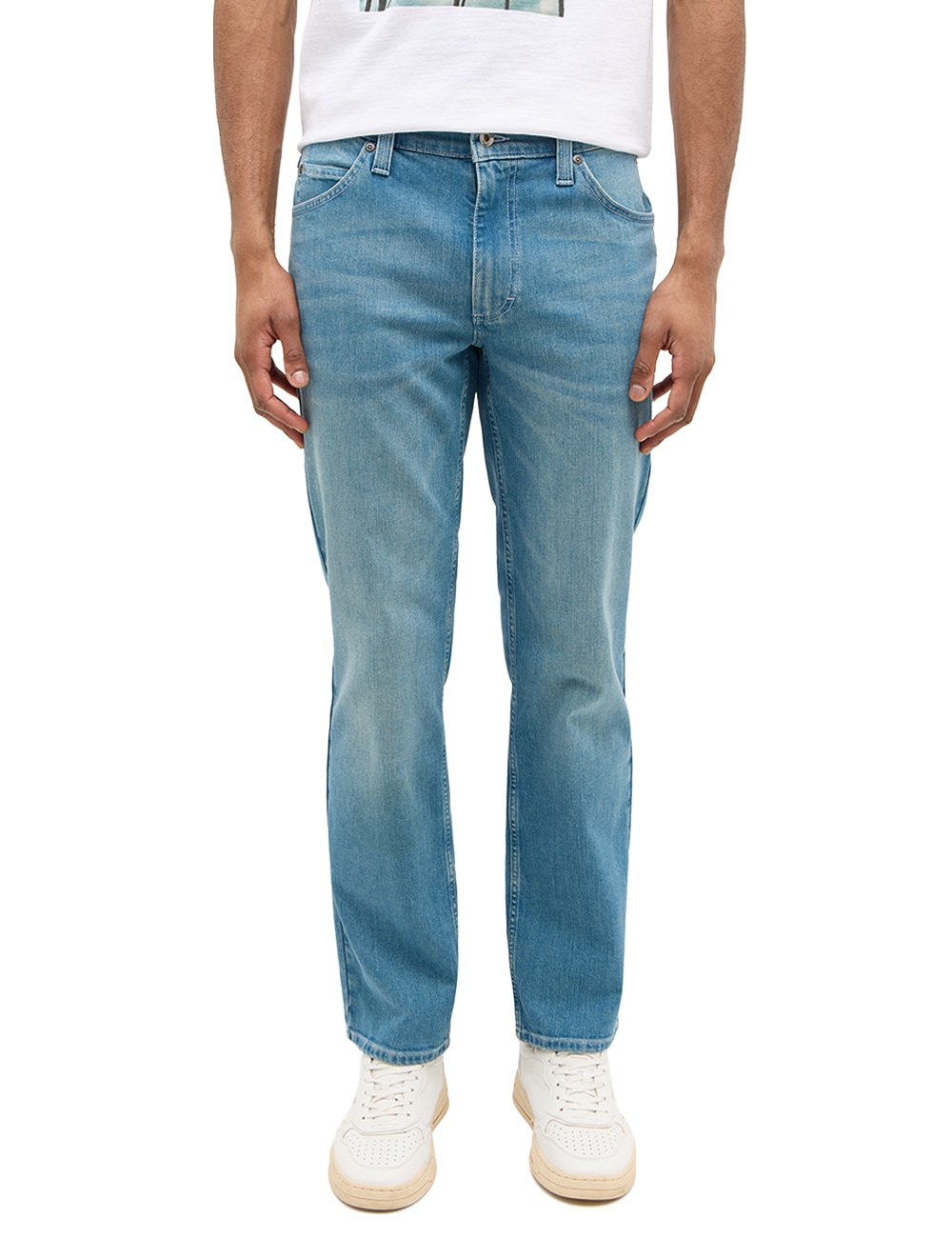 MUSTANG 5-Pocket-Jeans »Style Tramper Straight«, mit Markenlabel von mustang