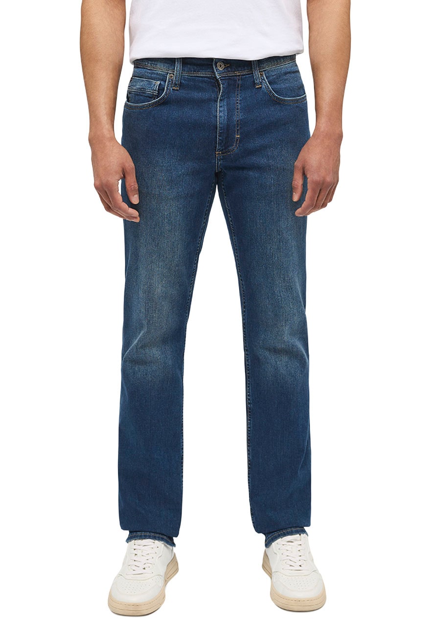 MUSTANG 5-Pocket-Jeans »Style Washington Straight«, mit leichten Abriebeffekten von mustang