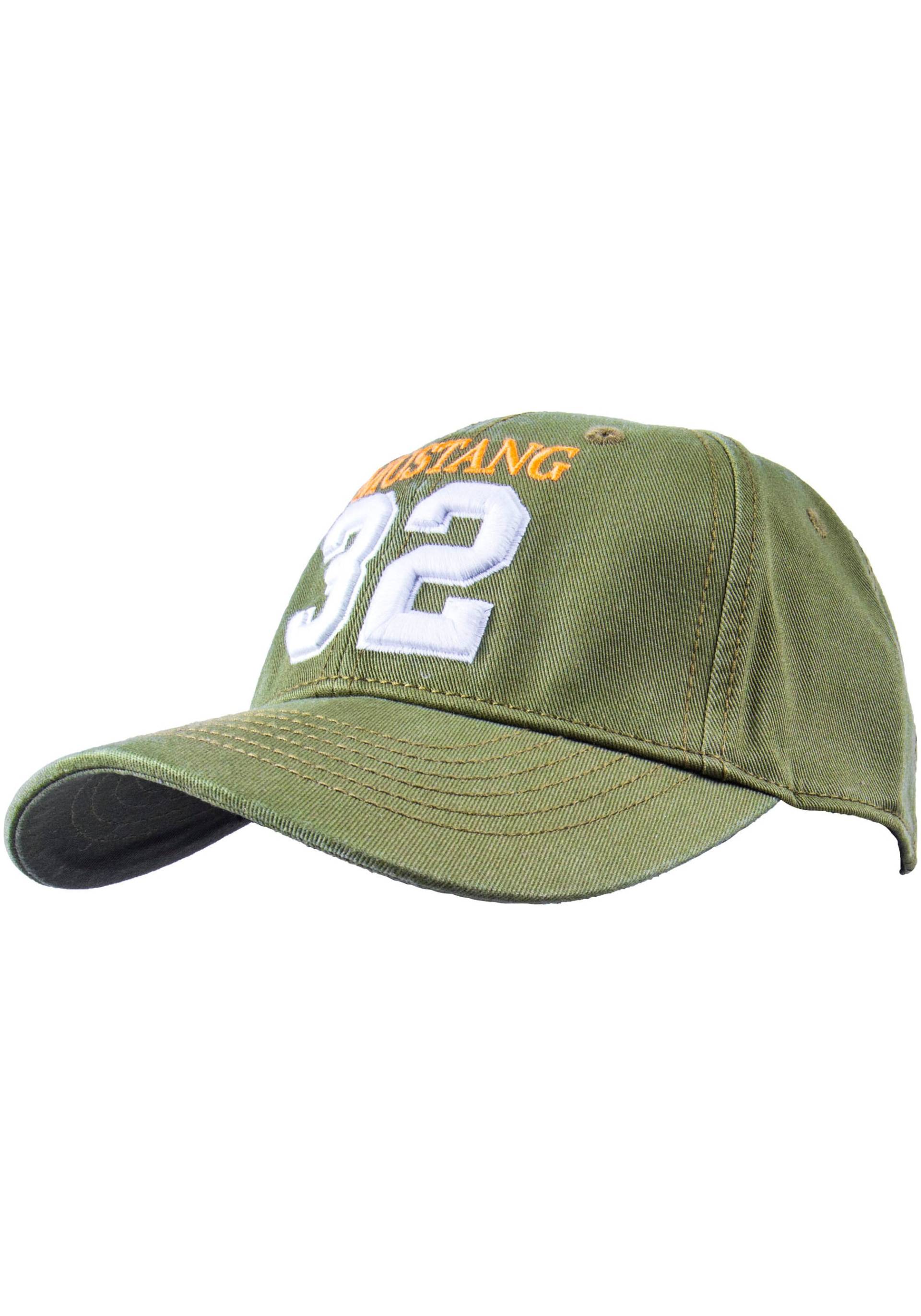 MUSTANG Baseball Cap, mit leichten Verwaschungen und MUSTANG-Stickerei von mustang