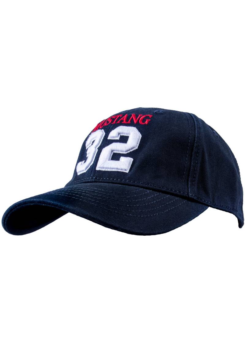 MUSTANG Baseball Cap, mit leichter Verwaschung und MUSTANG-Stickerei von mustang