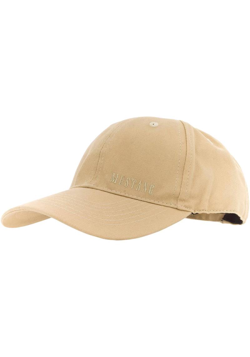 MUSTANG Baseball Cap, mit seitlicher tonaler Logostickerei von mustang