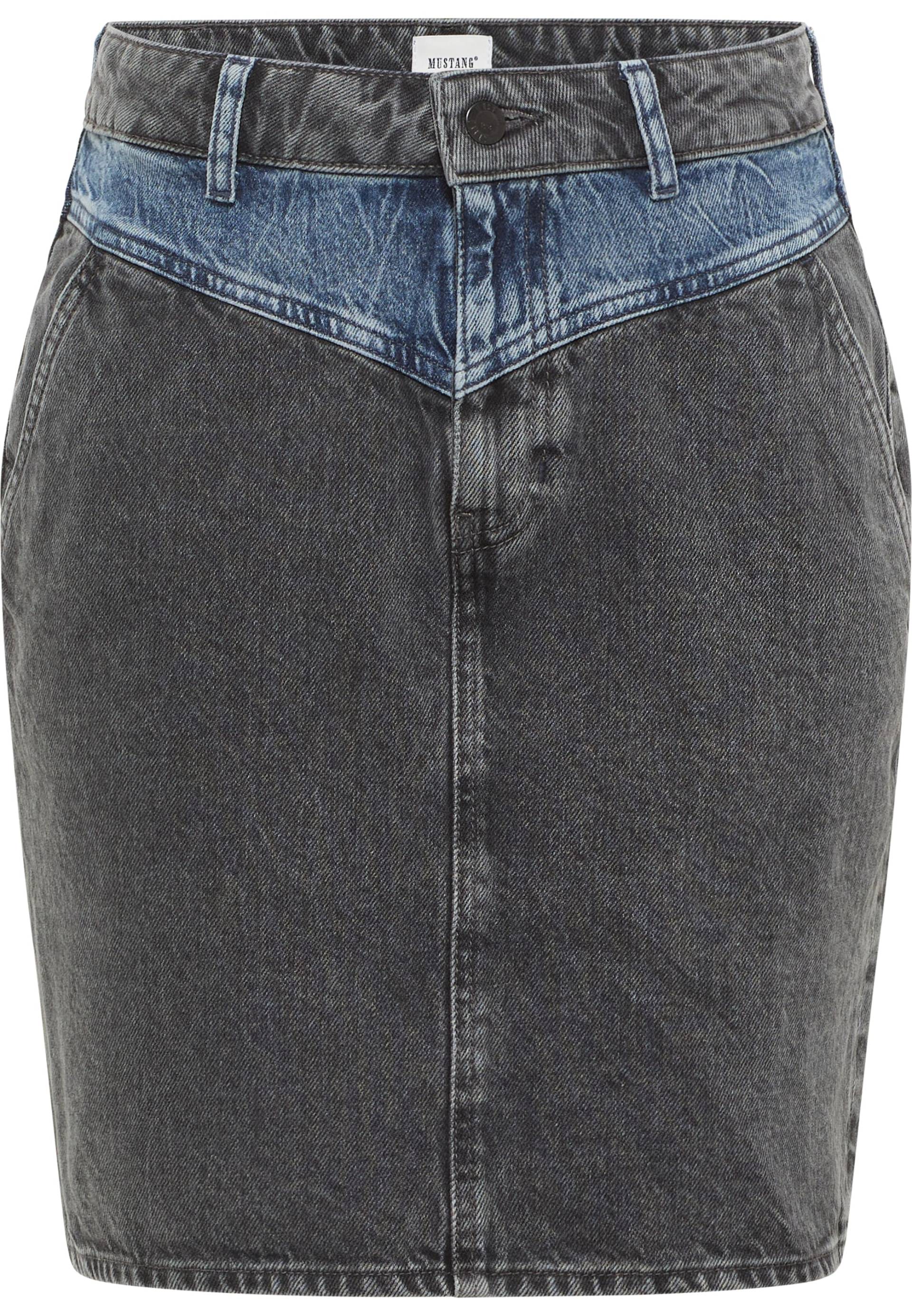 MUSTANG Jeansrock »Damen Jeansrock Cut and Sew« von mustang