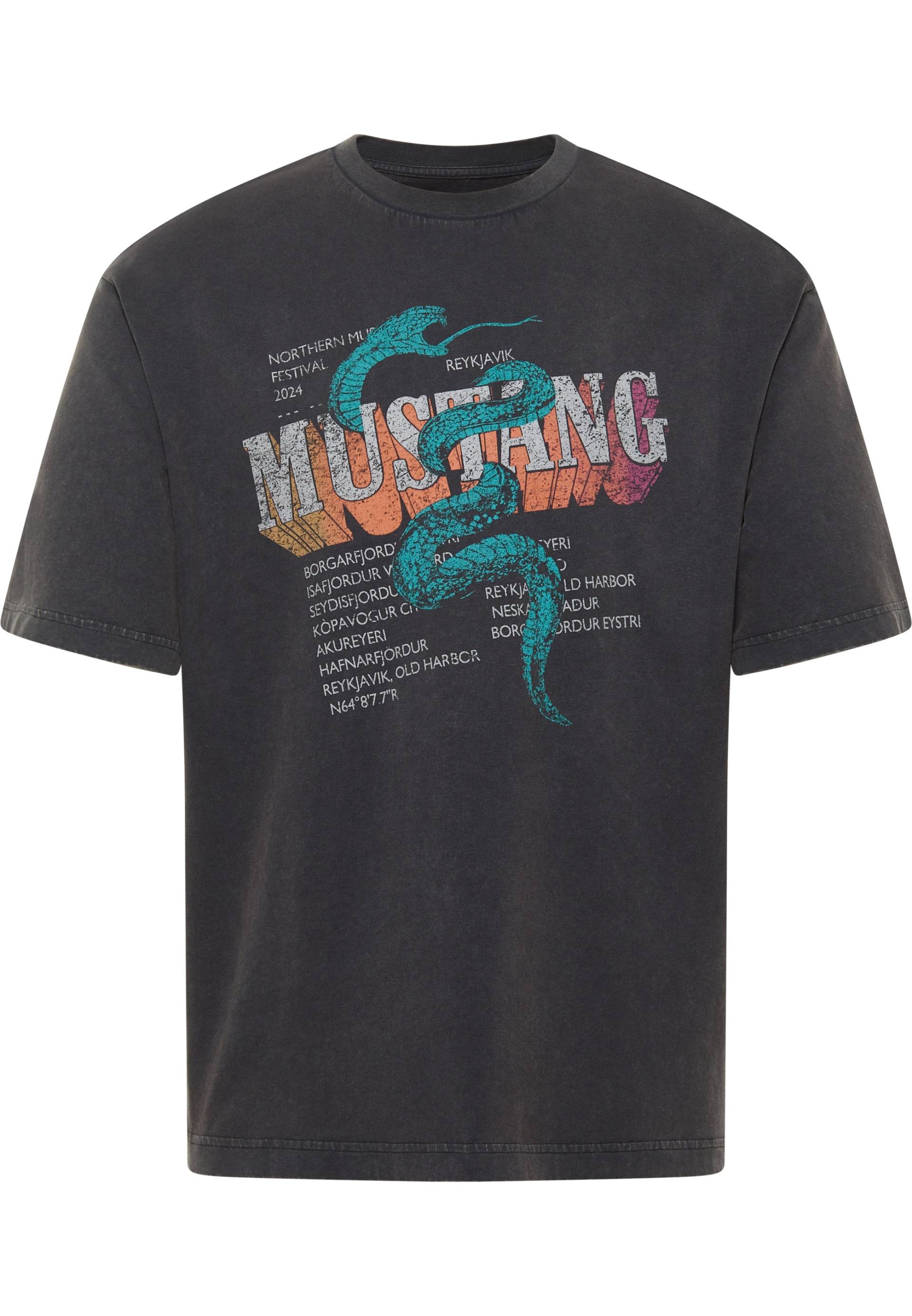 MUSTANG Kurzarmshirt »Herren T-Shirt« von mustang