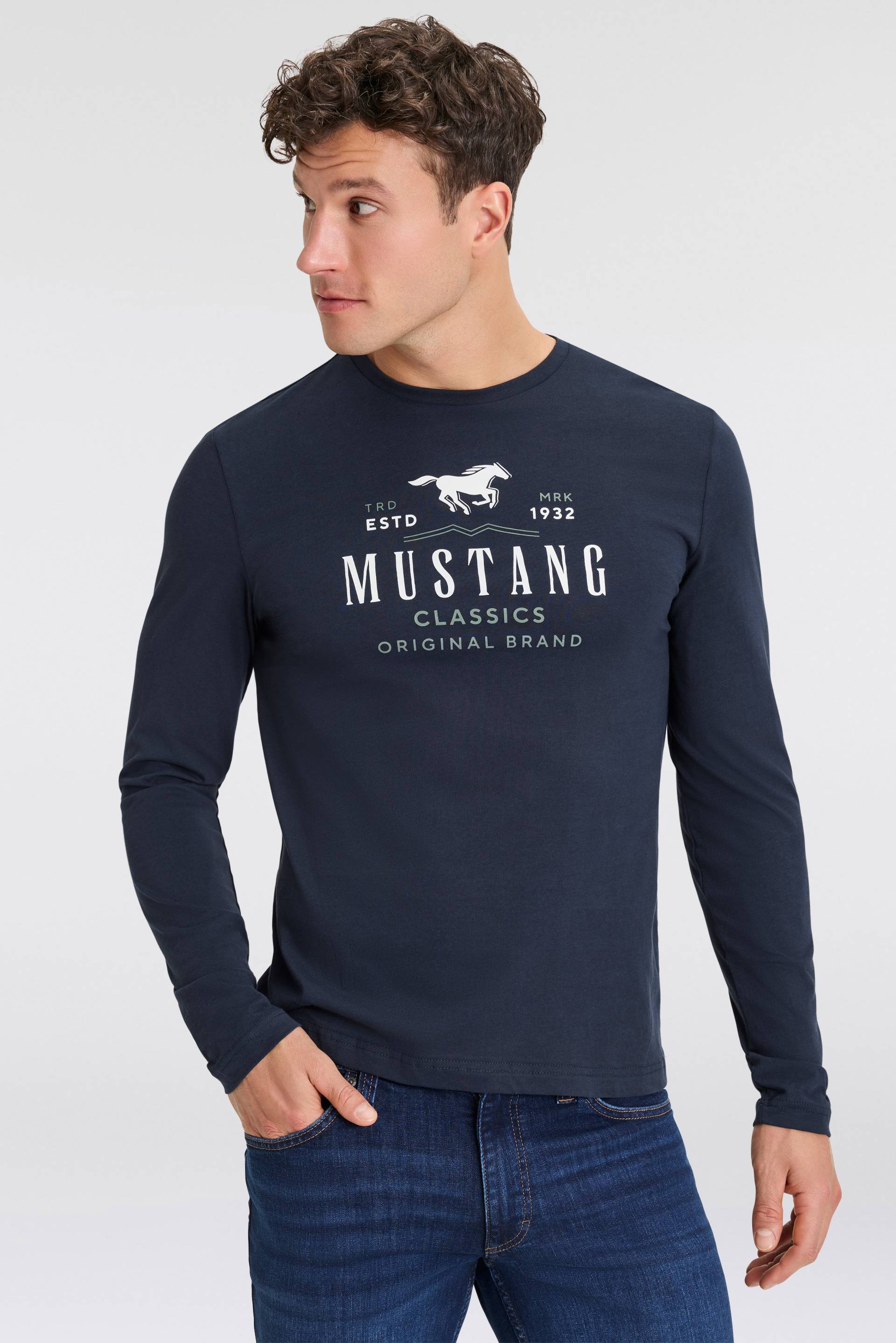 MUSTANG Langarmshirt »Style Adrian« von mustang