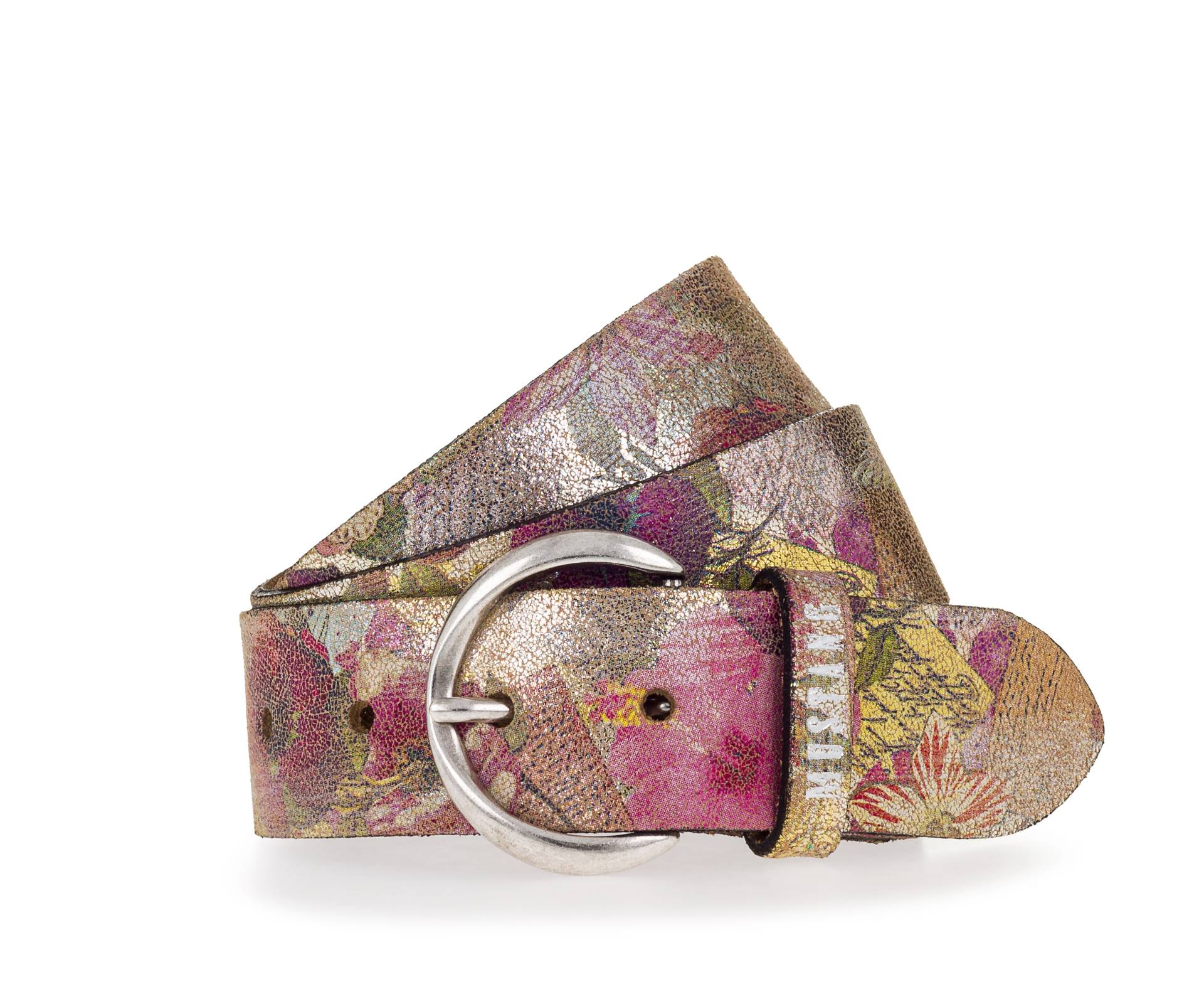MUSTANG Ledergürtel, Florales oder Animal-Design, 4 cm breit von mustang