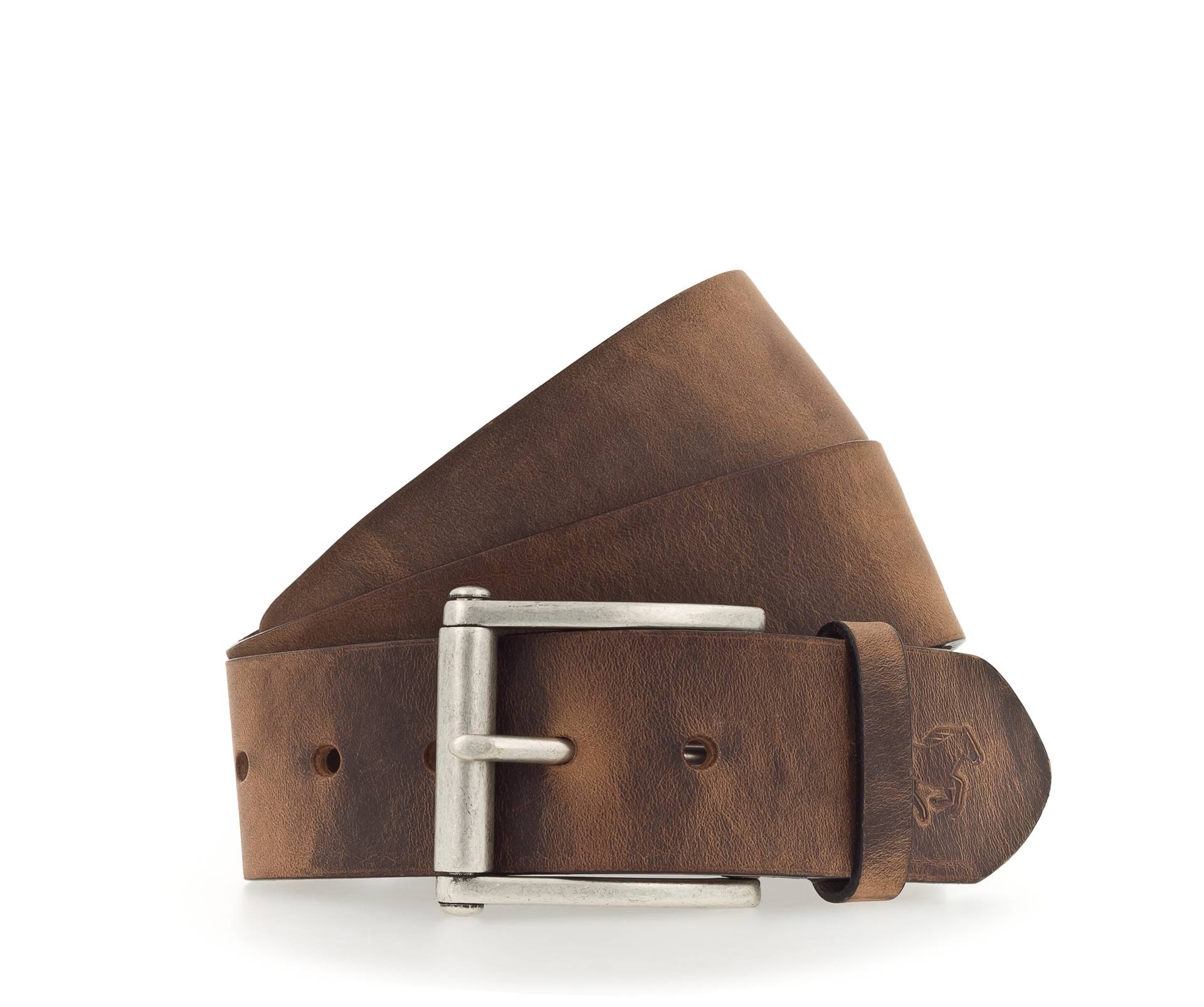 MUSTANG Ledergürtel, Leder-Gürtel mit Vintagecharakter und Roll-Schliesse MUSTANG Ledergürtel, Leder-Gürtel mit Vintagecharakter und Roll-Schliesse von mustang