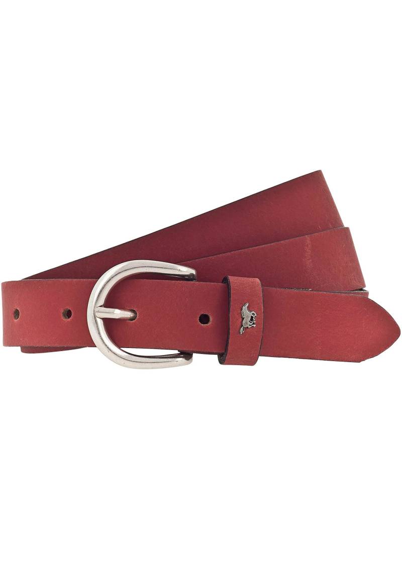 MUSTANG Ledergürtel, Pull-Up-Leder mit Vintagecharakter von mustang