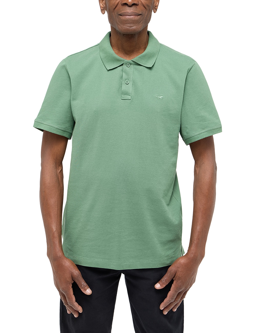 MUSTANG Poloshirt »Style Palco«, mit Logo-Stickerei MUSTANG Poloshirt »Style Palco«, mit Logo-Stickerei von mustang