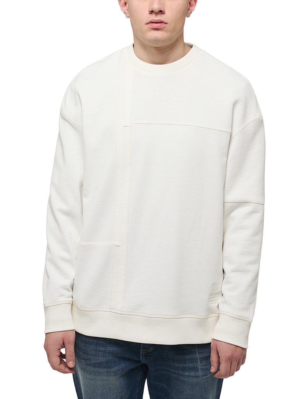 MUSTANG Sweatshirt »Style Ben Patchwork CN« von mustang