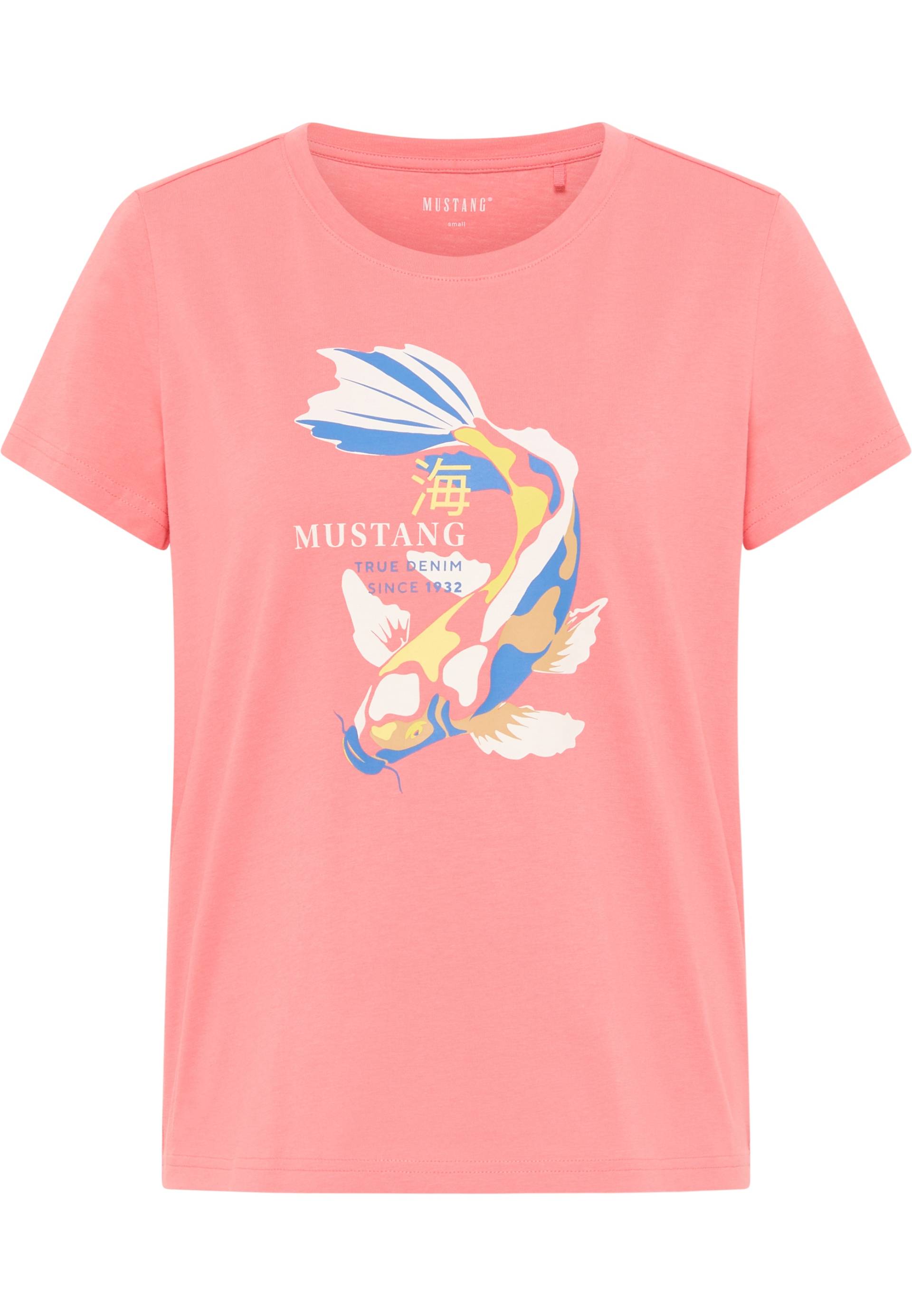 MUSTANG Kurzarmshirt »Print-Shirt« von mustang