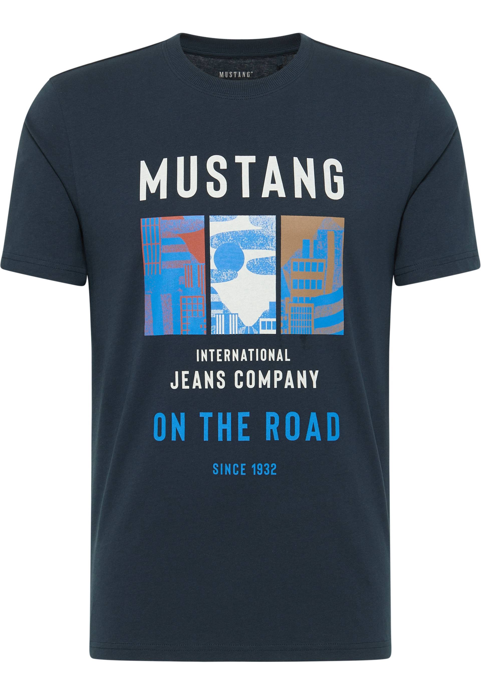 MUSTANG Kurzarmshirt »Print-Shirt« von mustang