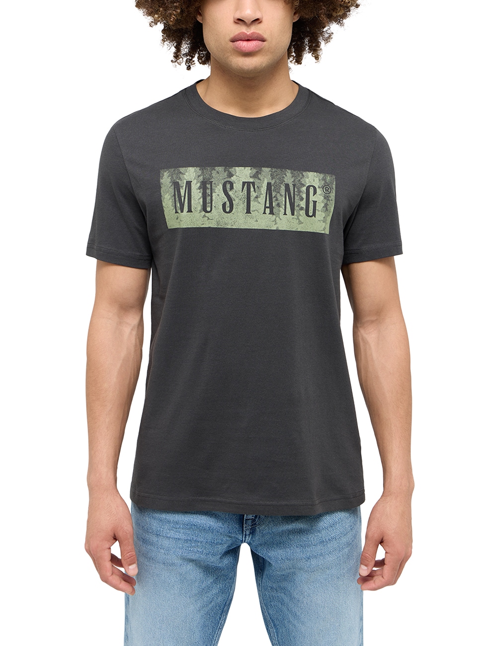 MUSTANG T-Shirt »Style Austin«, mit Logodruck von mustang