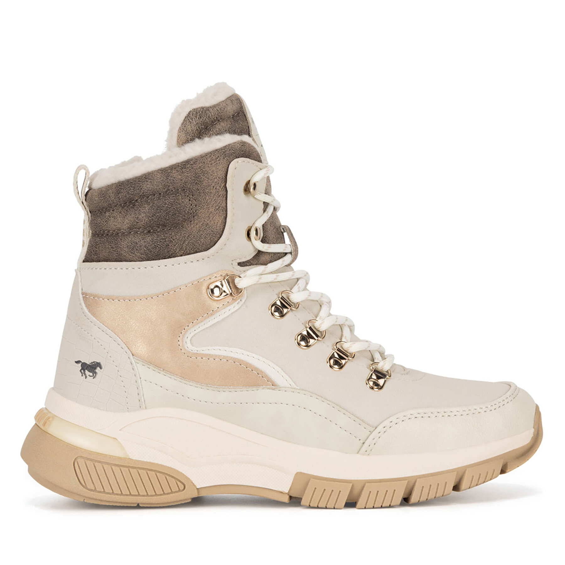 Schnürschuhe Mustang 1481-605 Beige von mustang