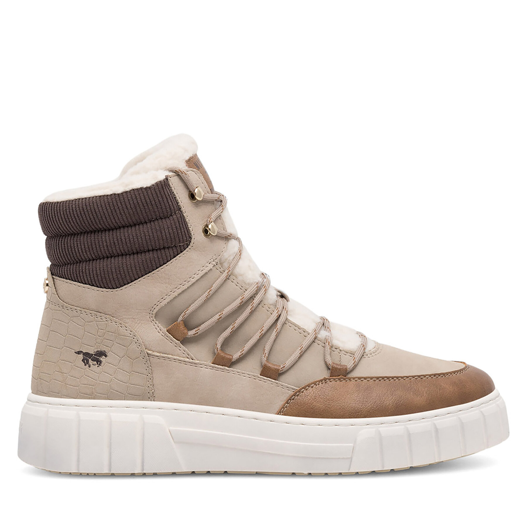 Sneakers Mustang 1446-601 BIG Beige von mustang