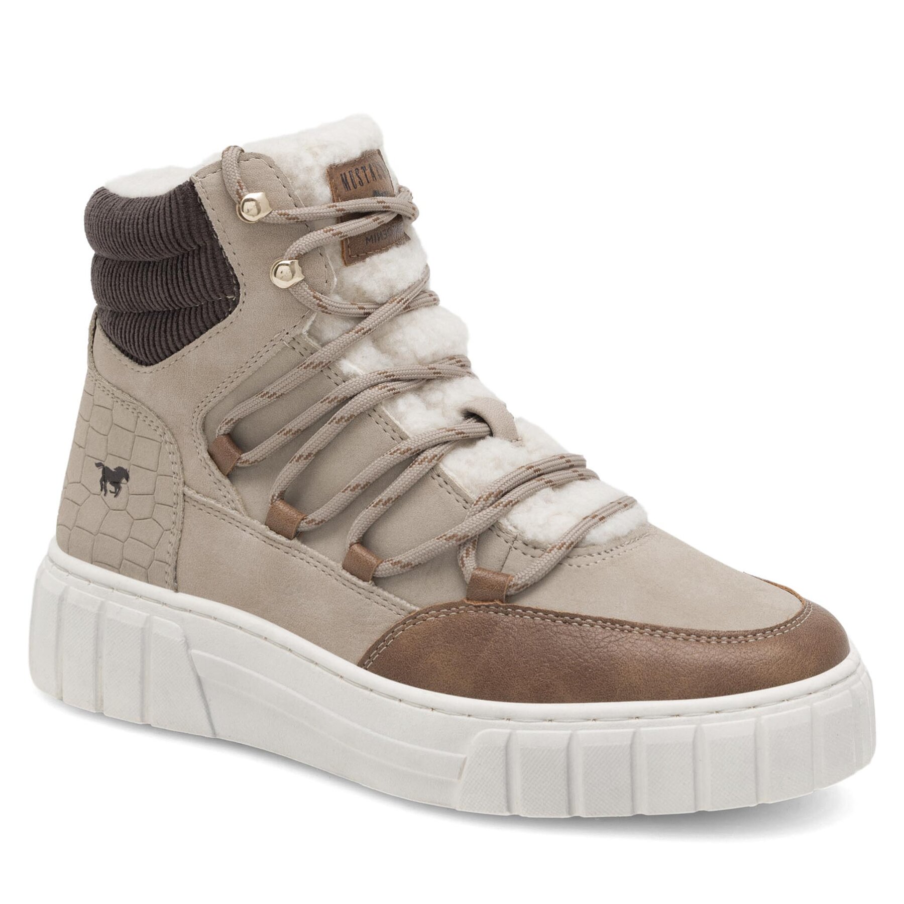 Sneakers Mustang 1446-601 Beige von mustang