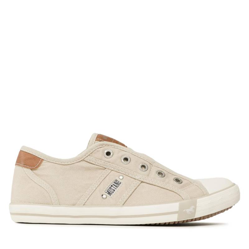 Sneakers aus Stoff Mustang 1099-409-243 Beige von mustang