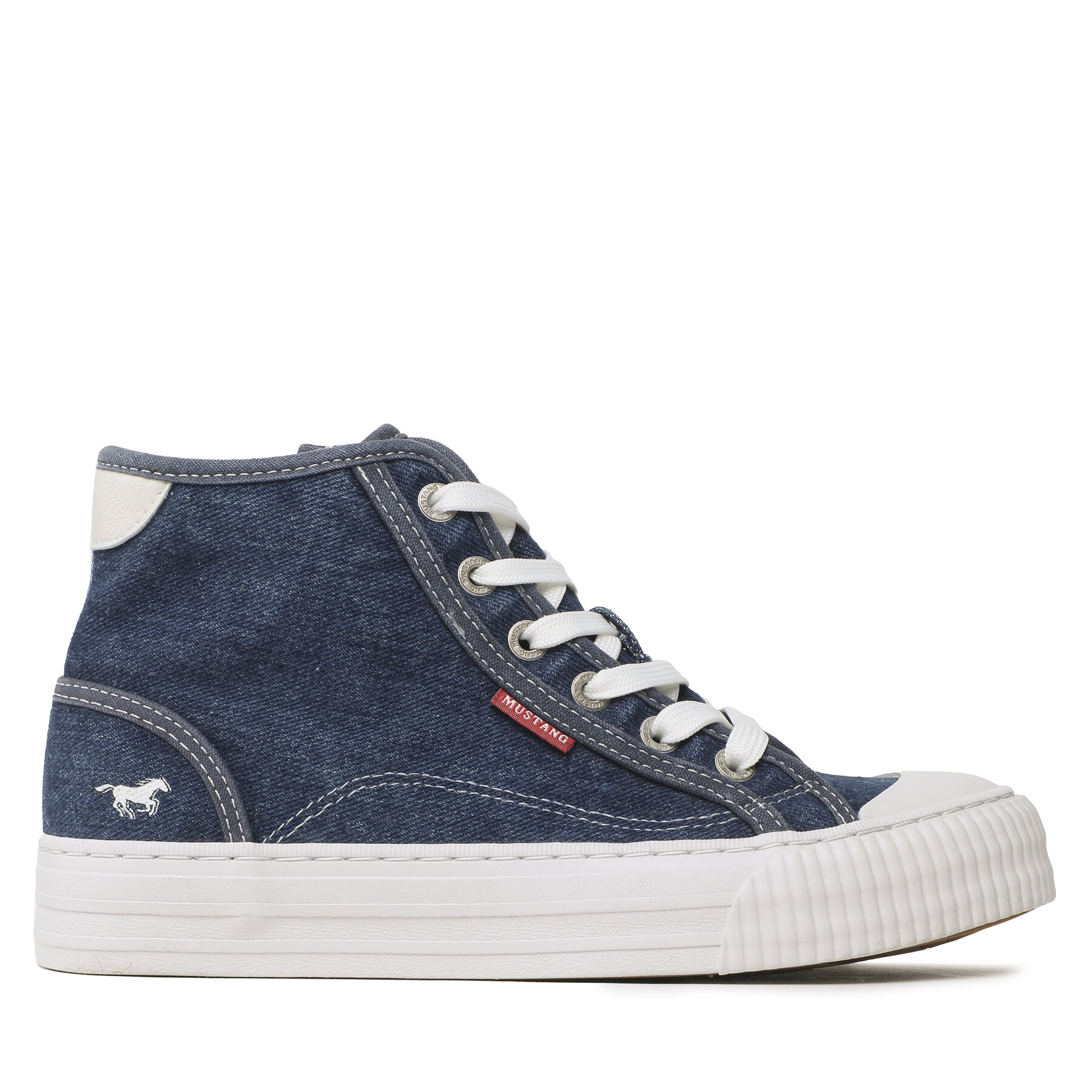 Sneakers aus Stoff Mustang 1420-504-841 Dunkelblau von mustang