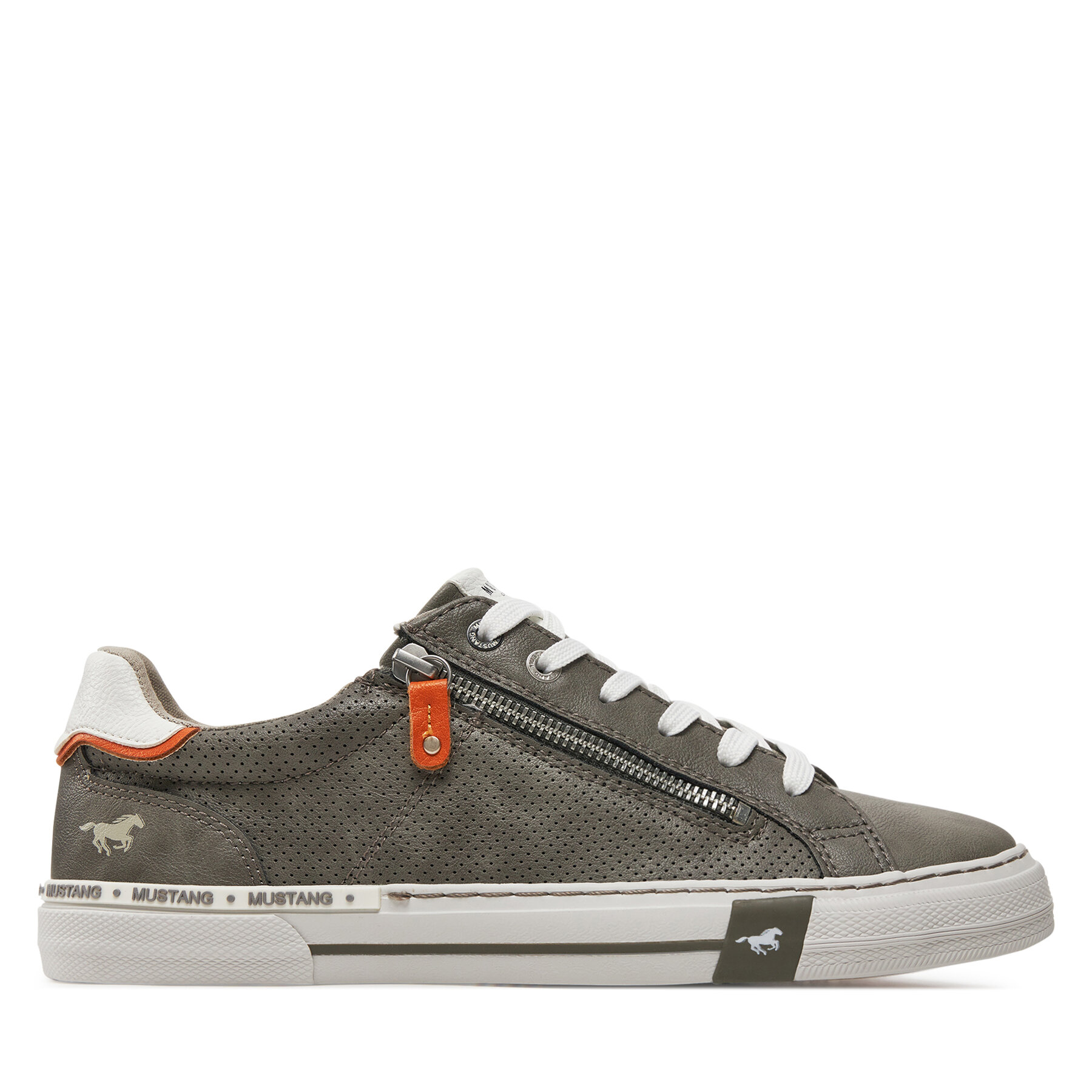 Sneakers aus Stoff Mustang 4146307 Grau von mustang