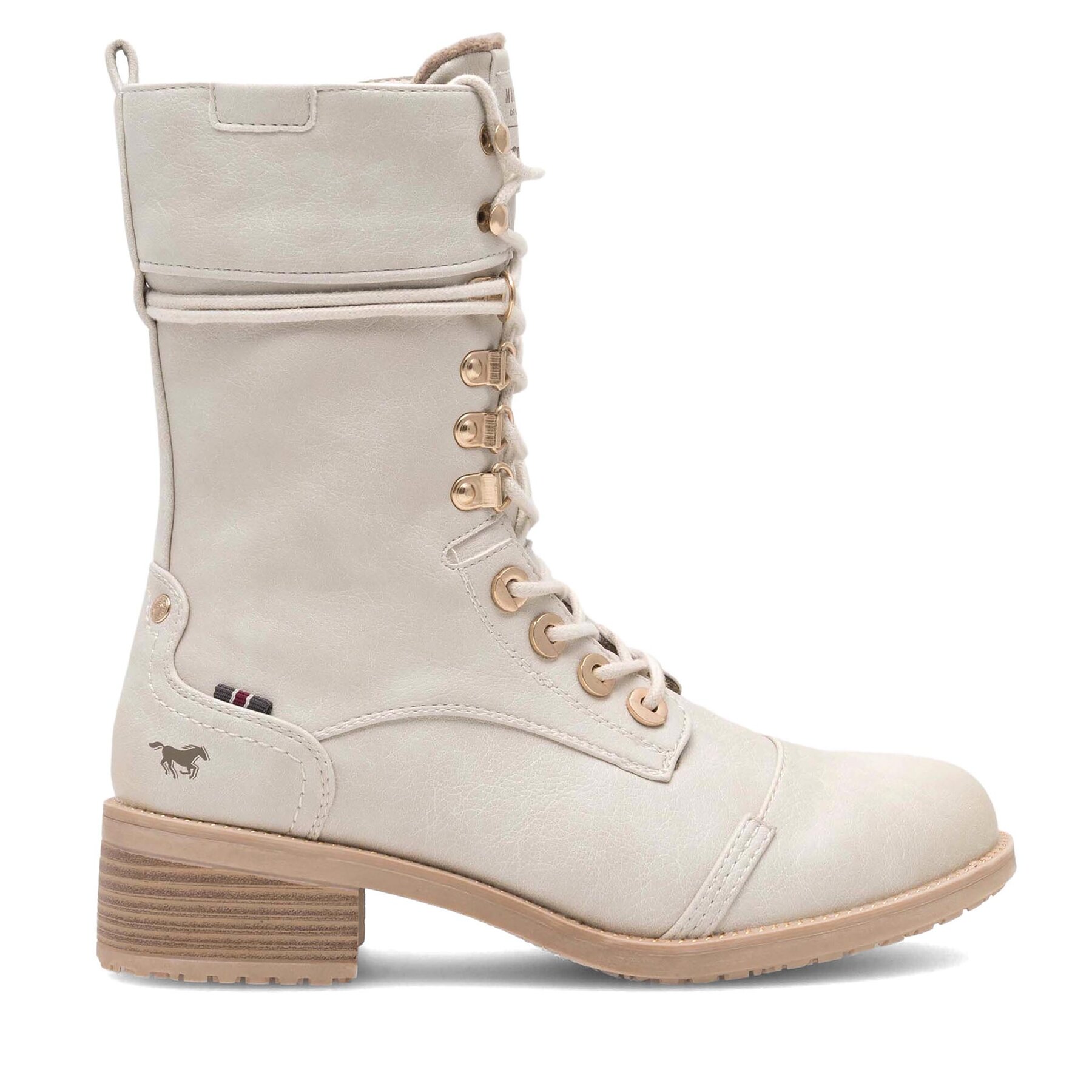 Stiefeletten Mustang 1402-501 Écru von mustang