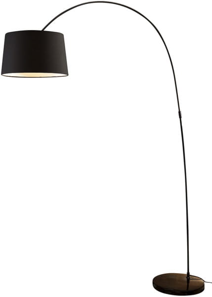 Bogenlampe schwarz 150x36x205 von mutoni casual