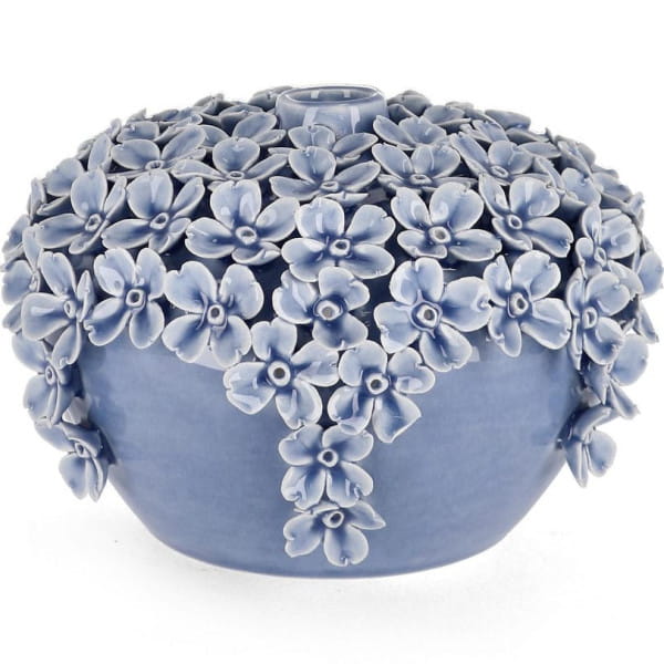 Deko Vase Treasure fass hellblau 13 von mutoni lifestyle