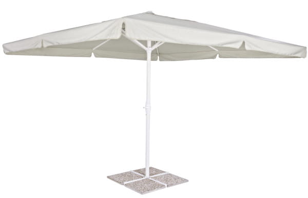 Sonnenschirm Alghero weiss 400x400 von mutoni lifestyle