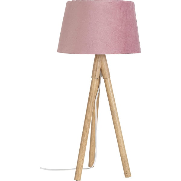 Tischlampe Wallas Samt Rose 33x69 von mutoni lifestyle