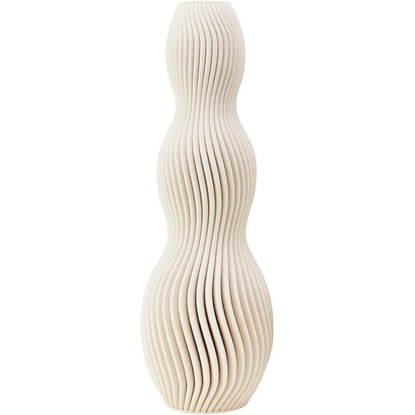 Vase Svenna beige rund 10 von mutoni lifestyle