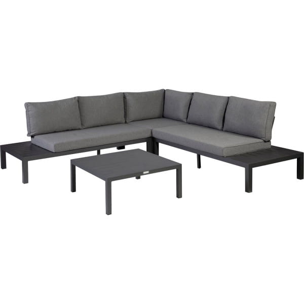 Gartenlounge La Vida Aluminium anthrazit 245x245 von mutoni living