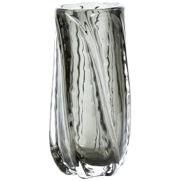 Vase Paragon handgeformt anthrazit 27 von mutoni living