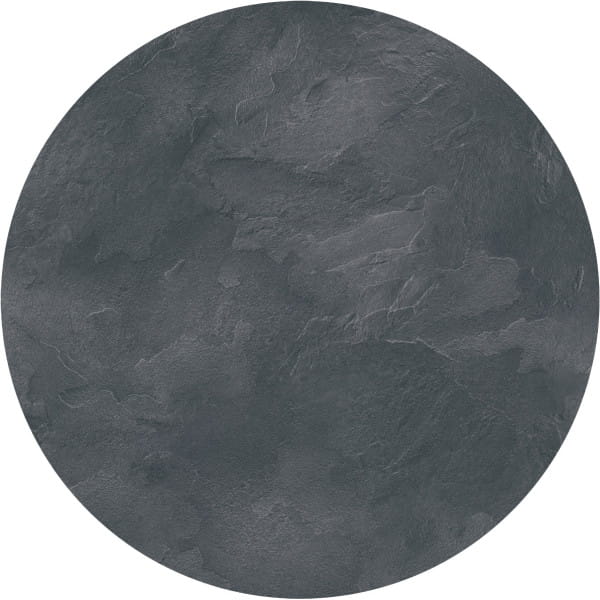 Garten Tischplatte Dark Slate grau rund 70x70 von mutoni pleasure