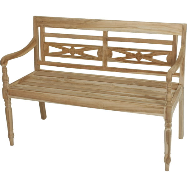 Gartenbank Sumatra Teak natur 120 von mutoni pleasure