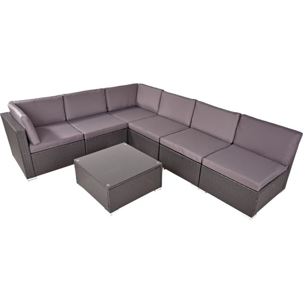 Gartenlounge Sansibar schwarz grau von mutoni pleasure