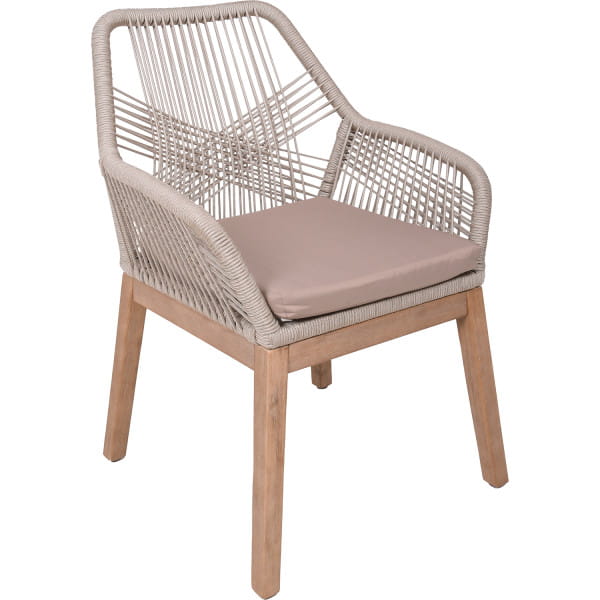 Gartenstuhl Pomona beige von mutoni pleasure