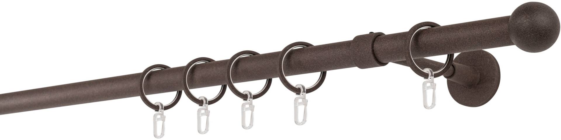 mydeco Gardinenstange »20mm Ball Wandträger 14 cm«, 1 läufig-läufig, Fixmass von mydeco