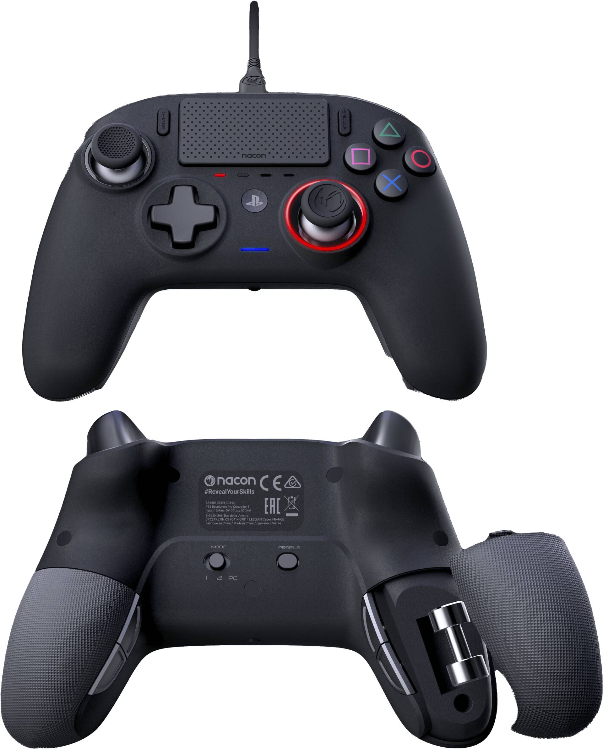 nacon Gaming-Controller »Nacon NA383508 PS4 Revolution Pro Controller 3, kabelgebunden, USB«, (1 St.), schwarz von nacon