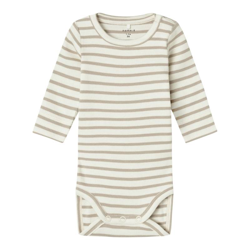 Body langarm Ringel Rippqualität Body langarm Ringel Rippqualität von name it