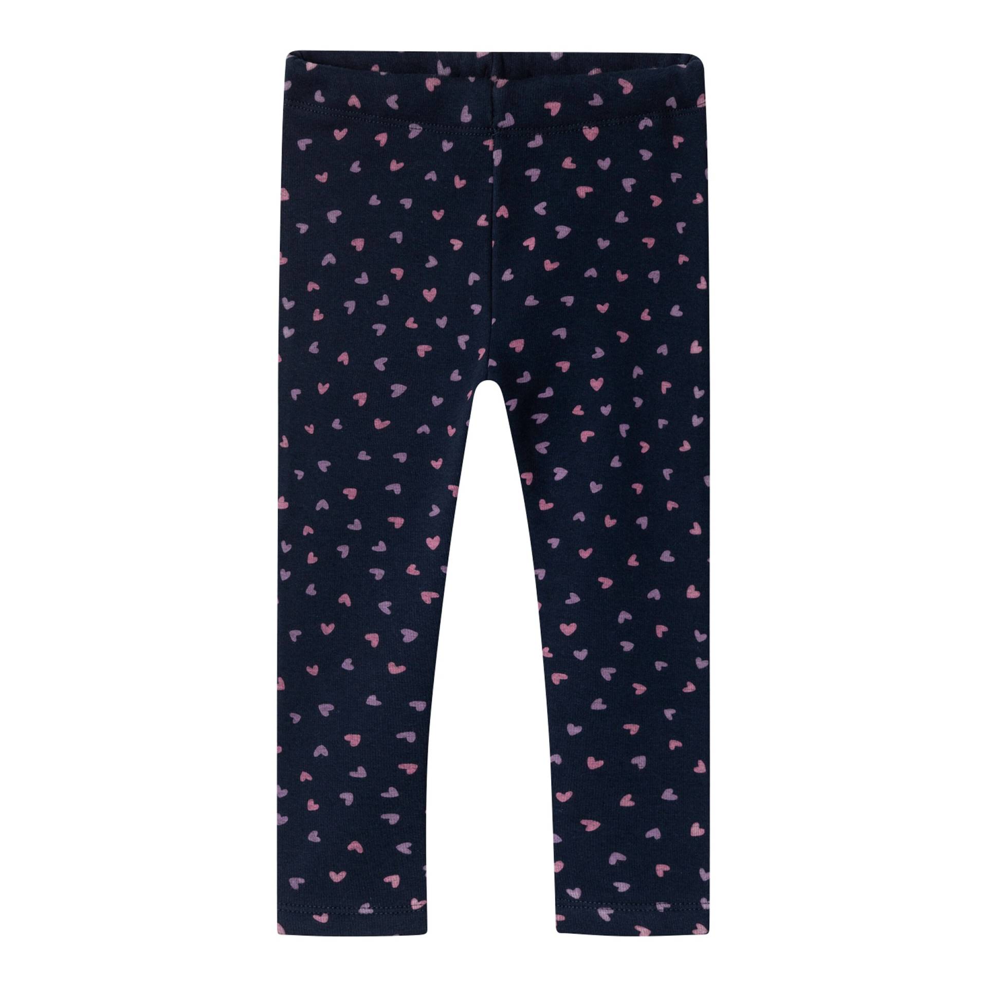 Fleece-Leggings gefüttert Herzen von name it