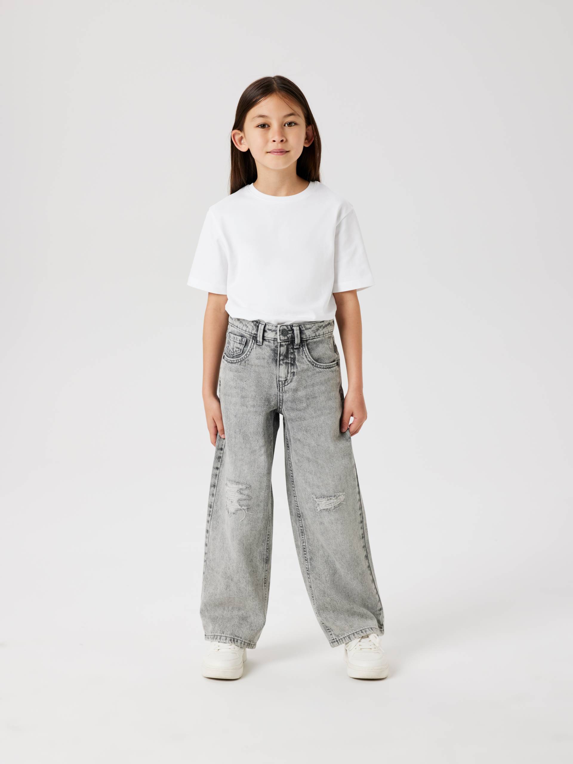 Name It 5-Pocket-Jeans »NKFROSE HW WIDE JEANS 141«, mit Destroyed Effekt Name It 5-Pocket-Jeans »NKFROSE HW WIDE JEANS 141«, mit Destroyed Effekt von name it
