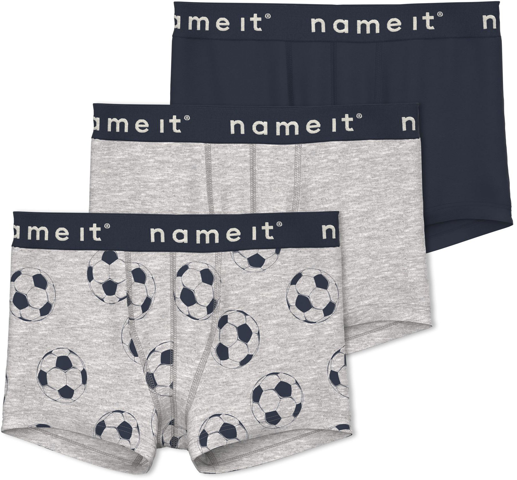 Name It Boxer »NKMBOXER 3P MELANGE FOOTBALL«, (Packung, 3 St.) von name it